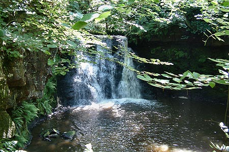 Waterfall near Cullingworth on Hewenden Beck