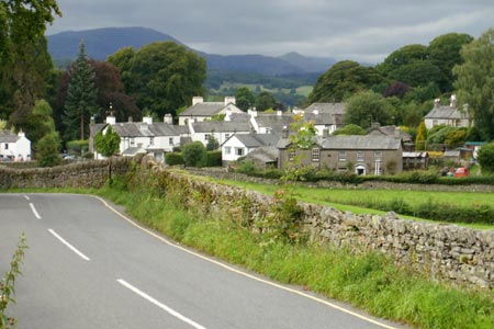 Near Sawrey - a starting point for a walk on Claife Heights