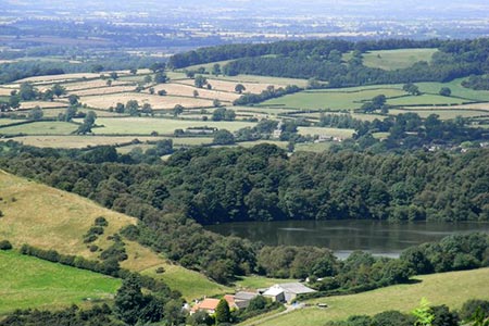 Gormire Lake from Sutton Bank, North Yorkshire